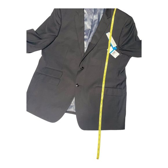 New With Tags Perry Ellis Portfolio Men's Blazer Suit Jacket 48R Slim MSRP $260 - Picture 9 of 16